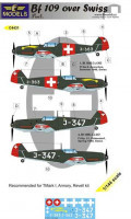 Lf Model C4431 Decals Bf 109 over Swiss part 1 1/144