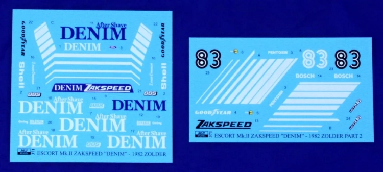 Reji Model 371 Ford Escort Mk.II Zakspeed 1982 1/24