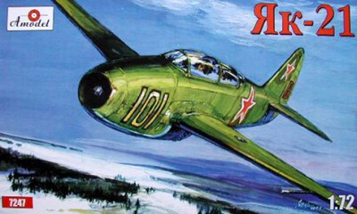 Amodel 07247 YAK-21 1/72