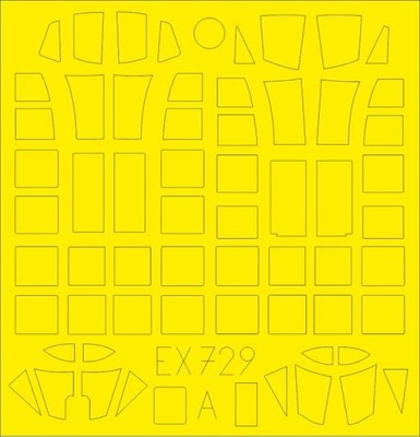 Eduard EX729 Mask 1/48 SBD-2 TFace (ACAD)