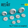Reskit RS32-0098 Mig-19 wheels set (weighted) Trumpeter 1/32