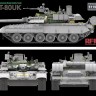 RFM 5115 Российский основной боевой танк 80УК с рабочими траками 1/35