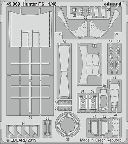 Eduard 49969 SET Hunter F.6 (AIRF)