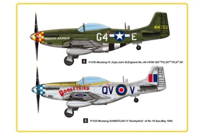 Hobby boss 85802 Самолет P-51D Mustang IV Fighter (Hobby Boss) 1/48