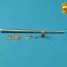 Aber 35 L-241 7,5cm barrel with muzzle brake for Pz.Kpfw.V Ausf.A Panther (designed to be used with Meng Model kits) 1/35