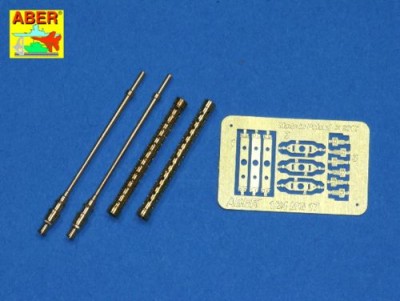 Aber A24002 Set of 2 barrels for German 7,92 mm MG.17 aircraft machine guns, Fitted to the Messerschmitt Bf-109, Messerschmitt Bf-110, Focke-Wulf Fw-190, Junkers Ju-87B-2 'Stuka', Junkers Ju-88C Nightfighter, Heinkel He-111, Dornier Do-17/Do-215 Nightfigh