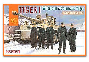 Dragon 7575 Tiger I Early Production, Wittmann's Command Tiger 1/72