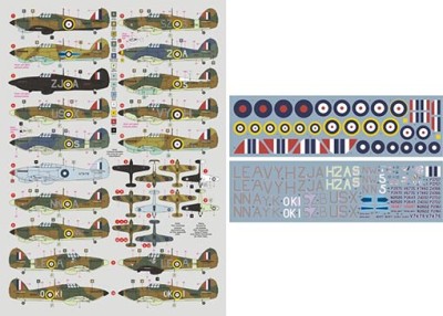 Dk Decals 72076 Hurricane Mk.I (15x camo) Part 2 1/72