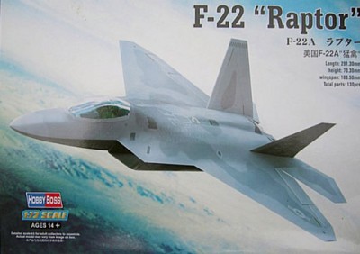 Hobby Boss 80210 F-22A Raptor 1/72