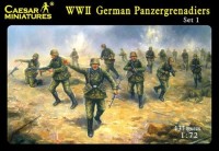 Caesar Miniatures H052 German (WWII) Panzergrenadiers 1/72
