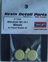 Kora Model D7290 Wheels for Mitsubishi MC-20-I (PLT) 1/72