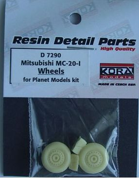 Kora Model D7290 Wheels for Mitsubishi MC-20-I (PLT) 1/72