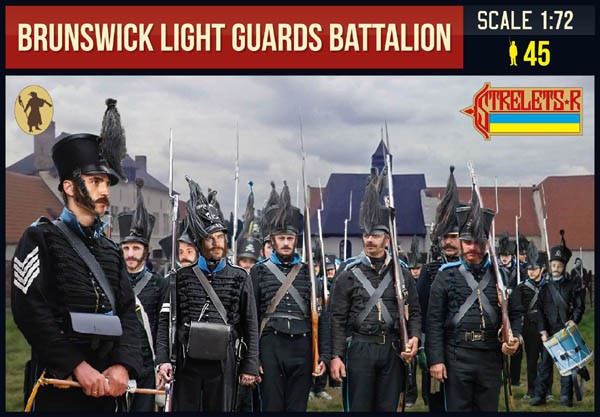 Strelets STR15472 Brunswick Light Guards Battalion Napoleonic 1/72