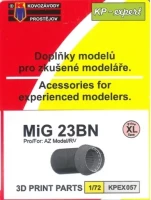 Kovozavody Prostejov EX057 MiG-23BN exhaust nozzle (3D Printed) 1/72