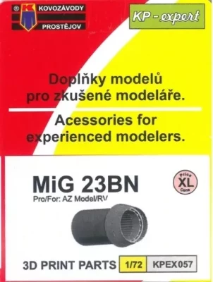 Kovozavody Prostejov EX057 MiG-23BN exhaust nozzle (3D Printed) 1/72
