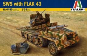 Italeri 06480 Бронетранспортер SWS with FLAK 43 1/35