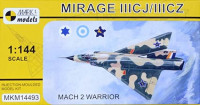 Mark 1 Models MKM-14493 Mirage IIICJ/CZ 'Mach 2 warrior' (4x camo) 1/144