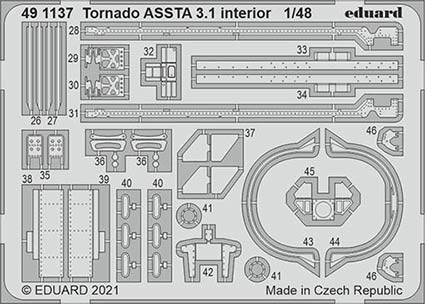 Eduard 491137 SET Tornado ASSTA 3.1 interior (REV)