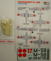 Kora Model DEC7224 Messers. Bf 108B (Japan Air Force) декали декали 1/72