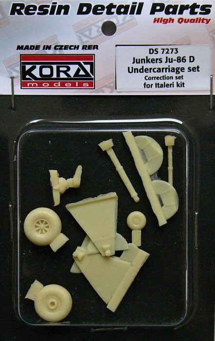Kora Model DS7273 Junkers Ju-86D Undercarriage set (ITAL) 1/72