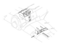 CMK 4136 Ki-84 Hayate - armament set for HAS 1/48