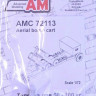 Advanced Modeling AMC 72113 Aerial bomb cart (for 50-100kg bombs) 1/72