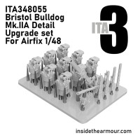 Inside the Armour ITA348055 Bristol Bulldog Mk.IIA Upgrade set 1/48