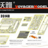 Voyager Model PE35148 Photo Etched set for WWII Sherman VC Firefly (For TASCA / DRAGON) 1/35