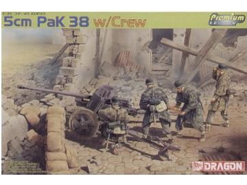 Dragon 6444 Пушка с расчетом 5cm PaK 38 w/CREW