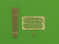 Master AM-72-039 M61 A1 Vulcan - Six-barrelled rotary 20mm cannon - turned barrels with etched barrel clamps