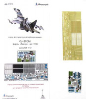 МикроДизайн 072014 Набор цветного фототравления на Су-27СМ от Звезды 1:72