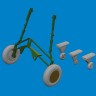 Eduard 6481090 BRASSIN F4F-4 wheels late (ACAD) 1/48