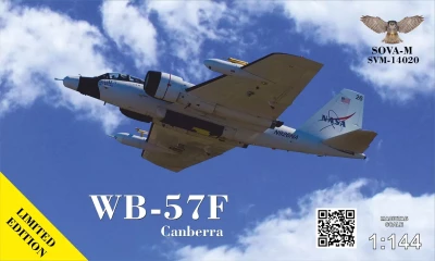 Sova Model 14020 WB-57F 'Canberra' (2x NASA decals) 1/144