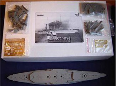 Combrig 3507WL German Scharnhorst Armored Cruiser 1907 1/350