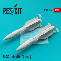 Reskit RS48-0143 R-33 missile (4 pcs.) 1/48