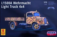 Attack Hobby 72904 L1500S Wehrmacht Light Truck 4x4 (PROFI ver.) 1/72