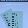 4+ Publications DMK-14425 1/144 Decals Luftwaffe WWII late crosses (2 sets)