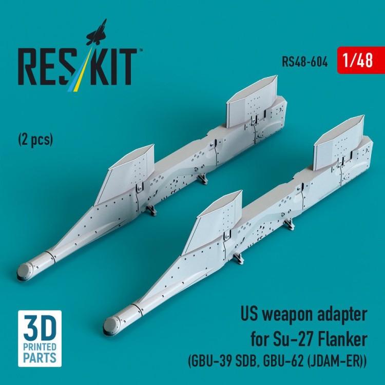 Reskit 48604 US weapon adapter for Su-27 Flanker (2 pcs.) 1/48