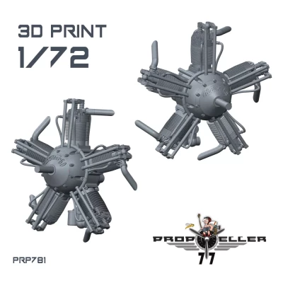 77 Propeller 77PRP781 Walter NZ-60 engine for Avia BH-9/10/11 (KPM) 1/72