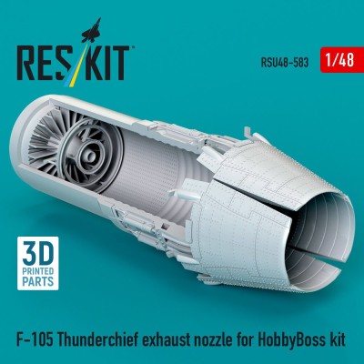 Reskit U48583 F-105 Thunderchief exhaust nozzle (HOBBYB) 1/48