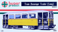 Hunor Product 72054 Tram Passenger Trailer - long (resin kit) 1/72