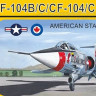 Mark 1 Models MKM-144.105 F-104B/C/CF-104/CF-104D (4x camo) 2-in-1 1/144