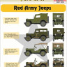 Hm Decals HMDT48035 1/48 Decals Jeep Willys MB/Ford GPW Red Army 1