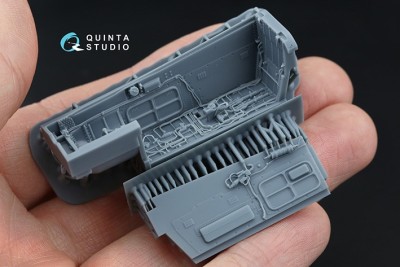 Quinta studio QP+48058 Комплект ниш шасси Су-30СМ (Звезда) (с 3D-печатными деталями) 1/48