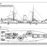 Combrig 70055FH HMS Edinburgh Ironclad, 1887 1/700