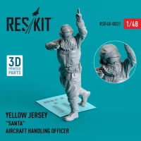 Reskit F48031 Yellow jersey 'Santa' Aircraft Handl.Officer 1/48