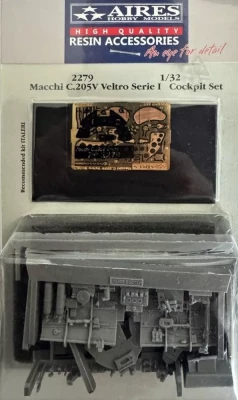 Aires 2279 Macchi C.205V serie I cockpit set (ITAL) 1/32