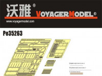 Voyager Model PE35263 WWII German Sd.Kfz.251/1 Ausf.D Armoured Personnel Carrier Back seats & boxes (For DRAGON Kit) 1/35