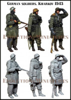 Evolution Miniatures 35223 Солдаты СС в парках, 3 фигуры 1/35