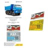 Микродизайн 043025 КамАЗ-65115 (Звезда) цветные приборные доски 1/43